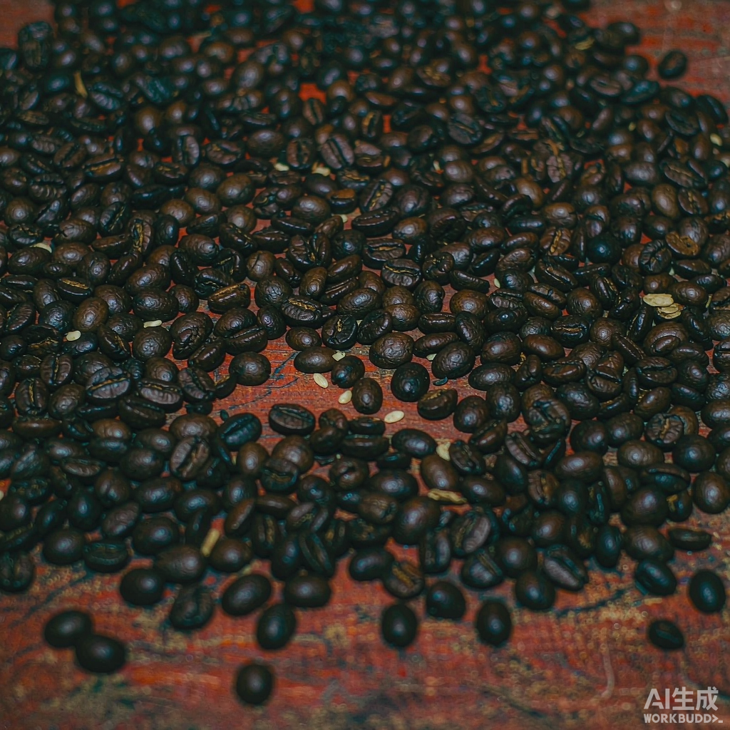 Freshly roasted beans